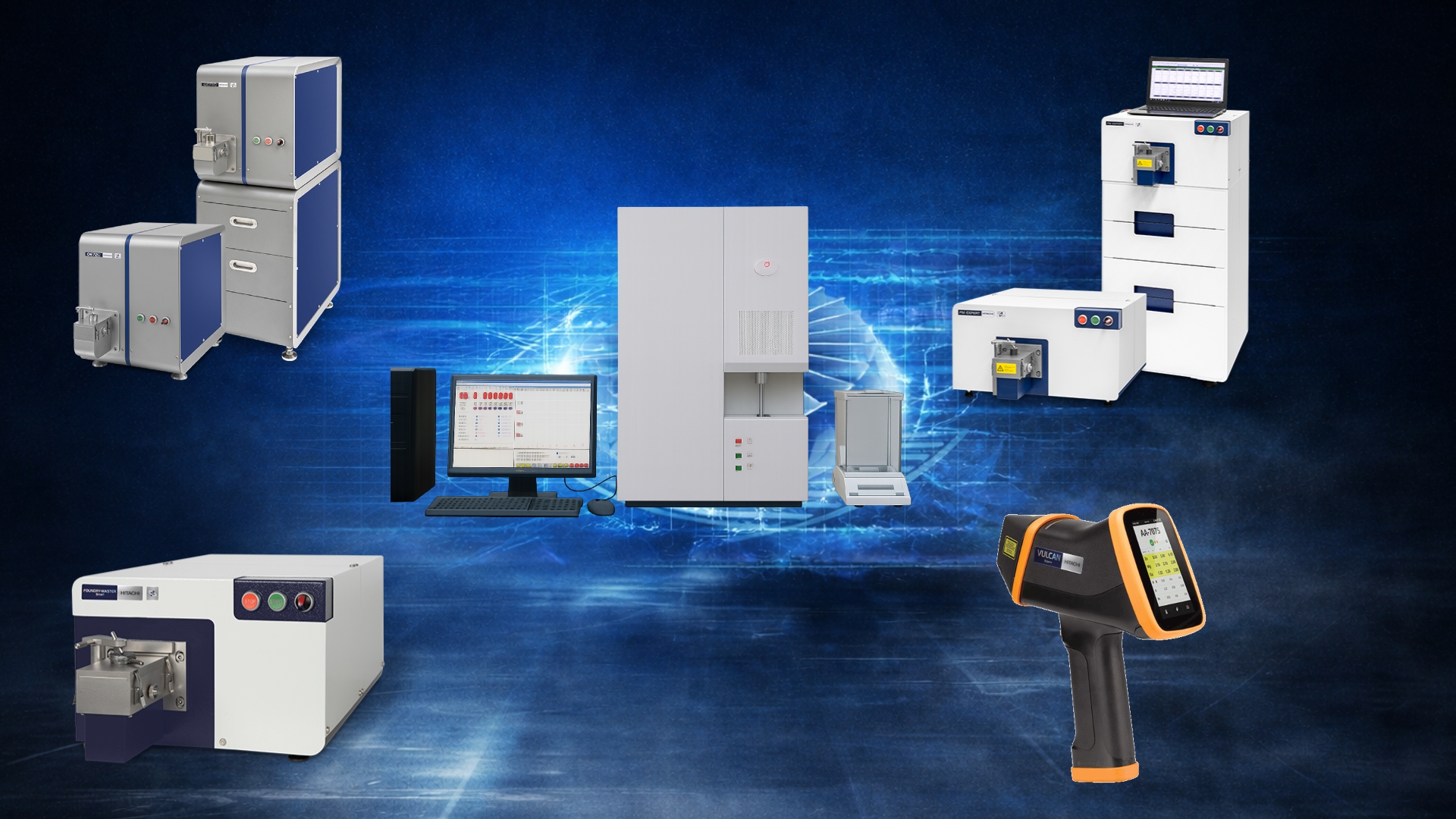 Optical, Emission, spectrometers, carbon and sulphur analizers